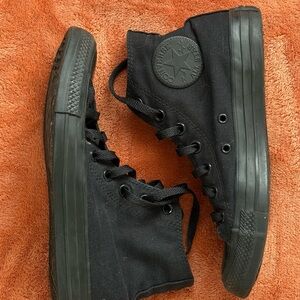 Converse Unisex Black High-Tops